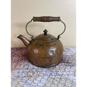 Vintage Paul Revere Ware Copper Tea Pot Kettle   #A4